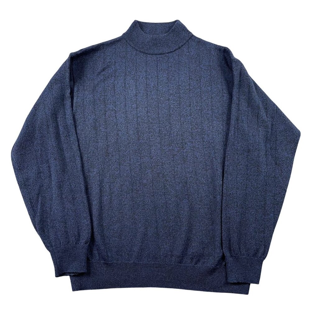 Preswick & Moore Men's Navy Turtleneck Sweater